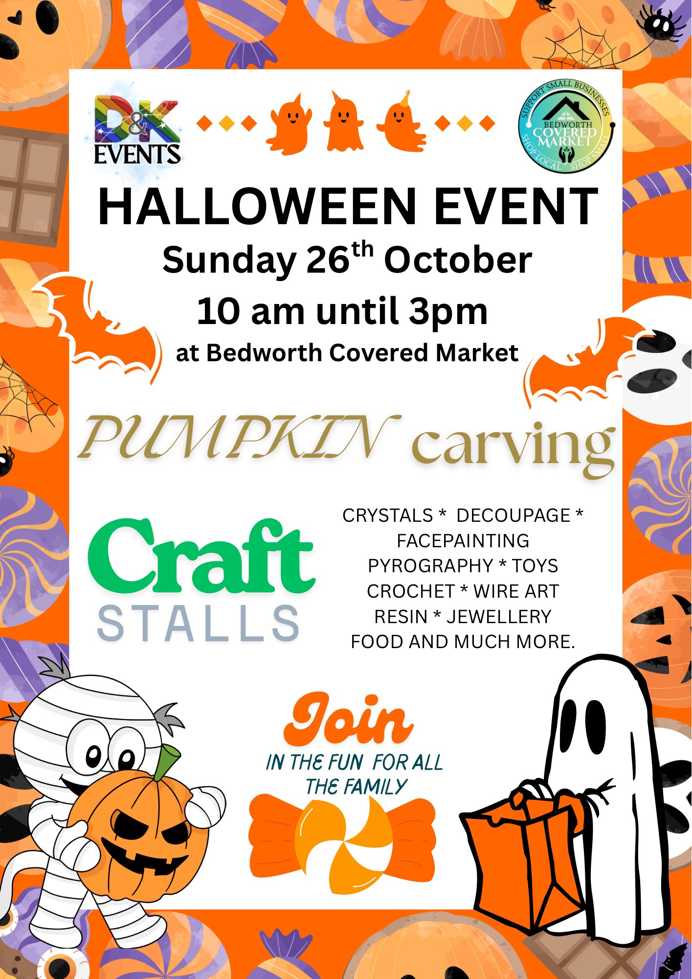 Halloween at Bedworth Covered Market